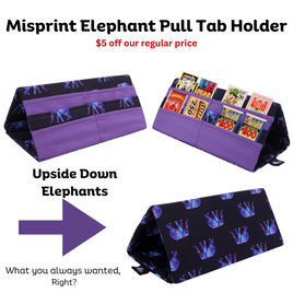 Pull Tab/Card Holder- Elephants Misprint